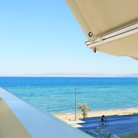 Niko'S Apartment - Beautiful Sea View Apartment ! Peraía Екстериор снимка